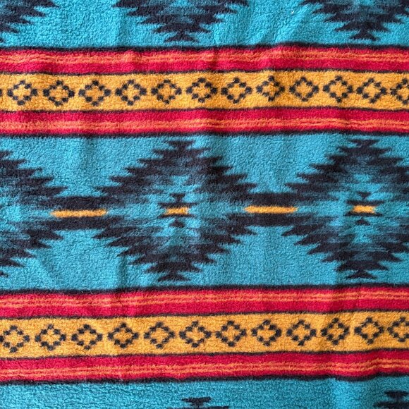 Biederlack Native Print Aztec Southwestern Blanket - Picture 4 of 5